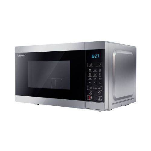 SHARP Microwave Grill 25 Liter 900 Watt 6 Menus Silver R-250MGR-SL2