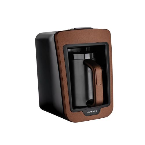 TORNADO Automatic Turkish Coffee Maker 330ml Brown x Black TCME-100