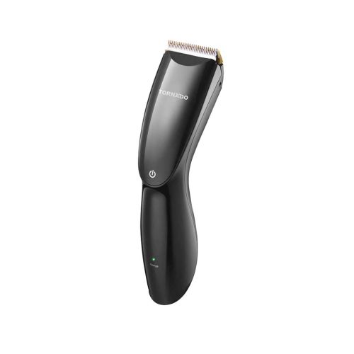 TORNADO Hair and Beard Clipper LED Indicator - Stainless Steel - Titanium blades Black TCP-61B