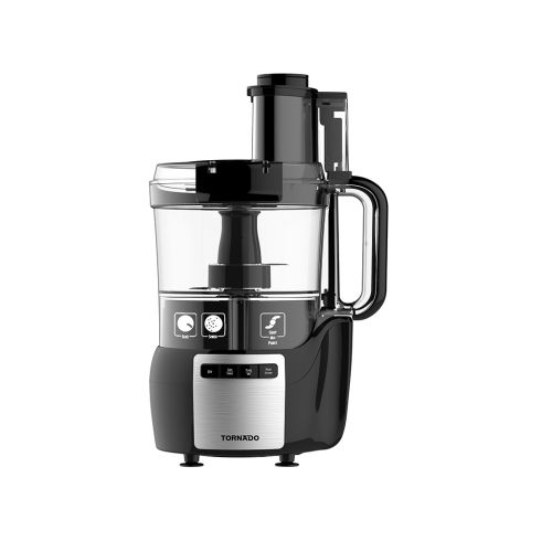 TORNADO Food Processor 450 Watt 1.5 Liter Bowl Black FP-450T