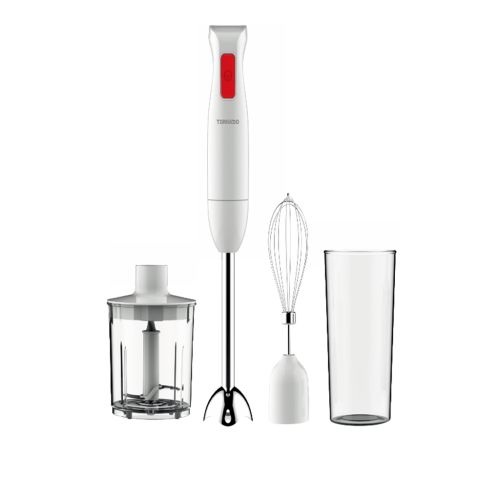 TORNADO Hand Blender 250 Watt Chopper Whisk White HB-250T