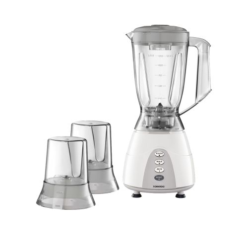 TORNADO Electric Blender 500 Watt 1.5 Liter 2 Mills Gray MX5200/2-GRAY