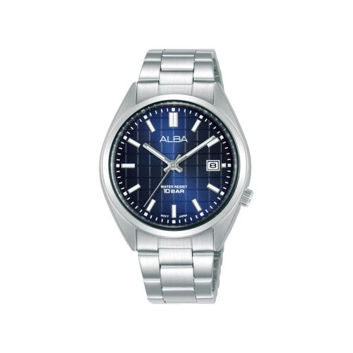 ALBA Ladies' Hand Watch ACTIVE Stainless Band Blue Dial AG8M35X1
