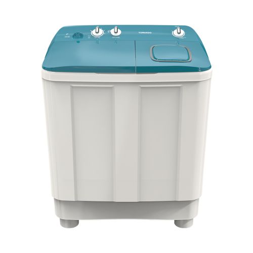 TORNADO Washing Machine Half Auto 10 Kg White x Turquoise TMH-HS10C(WA)