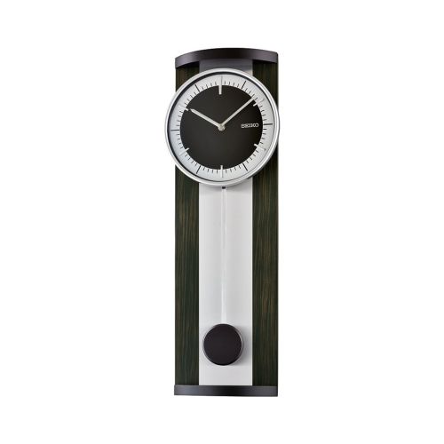 SEIKO Wall Clock Wooden Case With Pendulum QXC244S