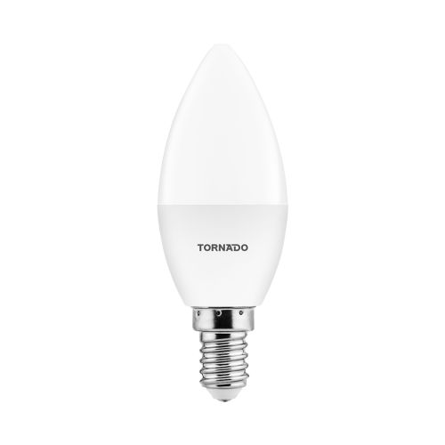 TORNADO Daylight Candle LED Lamp 5 Watt White Light CW-DM05H