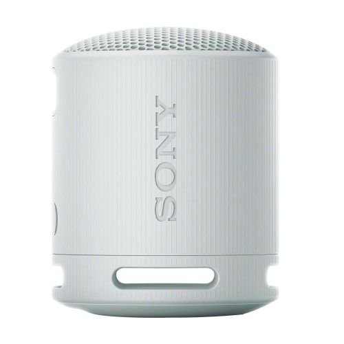 SONY Portable Wireless Bluetooth Speaker Water Resistant Light Gray SRS-XB100/H