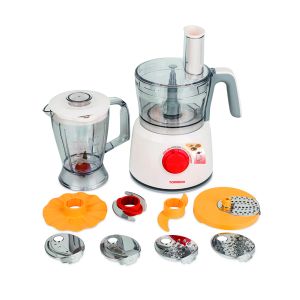 TORNADO Food Processor 1000 Watt 1.2 Liter Bowl 1 Liter Blender White TFP-1000CC