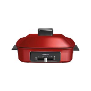 TORNADO Multi-function Electric Grill 1400 Watt Red TMG-370