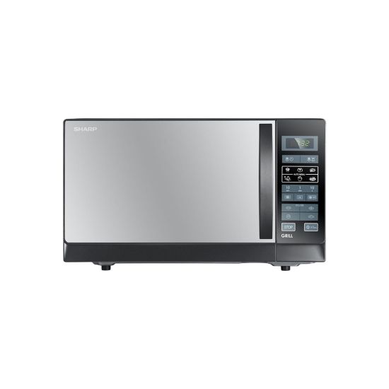 SHARP Microwave Grill 25 Liter - 900 Watt  - 6 Menus Black R-750MR(K)